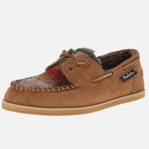 Woolrich Moccasins Mens 10 Austin Potter Wool Laine